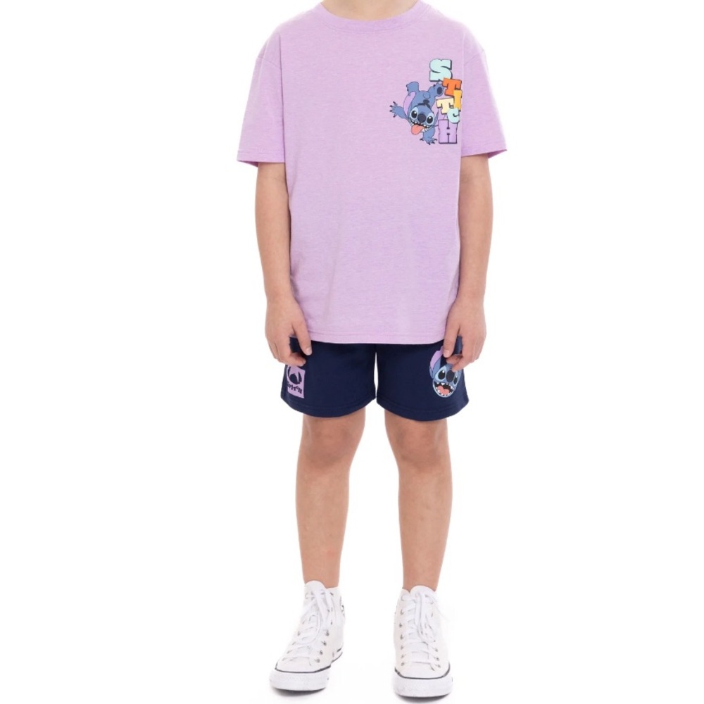 Lilo & Stitch Boys Graphic Tee and Shorts Set